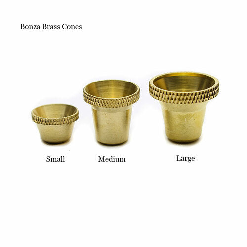 Brass Cone Piece MEDIUM Size - Party Pure Brass Cone 