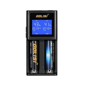 GOLISI S2 2 BAY BATTERY CHARGER