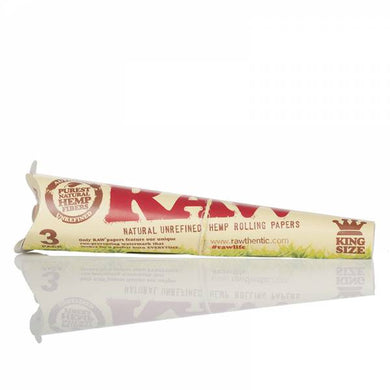 RAW ORGANIC CONES KING SIZE (3 PACK)
