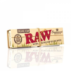 RAW ORGANIC KING SIZE PAPERS WITH TIPS